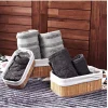 3 lü Bambu Kare Organizer Düzenleyici Sepet