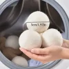 3Lü Yün Çamaşır Makinesi Kurutma Topu Yumuşatıcı 7 cm Büyük Boy