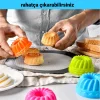 6li Renkli Mini Silikon Muffin Kalıbı ,Minik Kek Kabı ,Jole Kalıbı ,Cupcake Kalıbı
