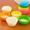 6li Renkli Mini Silikon Muffin Kalıbı ,Minik Kek Kabı ,Jole Kalıbı ,Cupcake Kalıbı