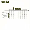 3 Metre 10 Sarkıt Saçak Günışığı Perde Led 100 Led