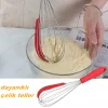 Silikon Kazıyıcı Çırpma Teli Yumurta Çırpıcı