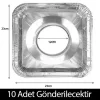 Ocak Üstü Yağ Koruyucu Alüminyum Levha 10 Adet
