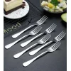 Yemek Çatalı 6 Parça, Paslanmaz Çelik Çatal Gümüş, 6lı Masa Çatal Seti