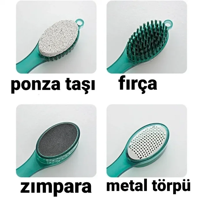 Dört Fonksyonlu Ayak Bakım Törpüsü