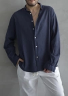 Krinkıl Lacivert Gömlek