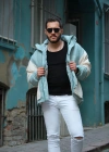 Oversize Yeşil Mont