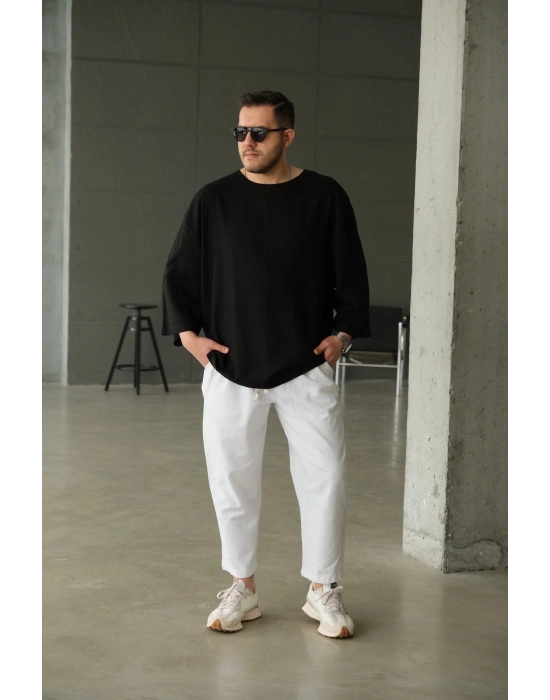 Fakir Kol Siyah T-Shirt