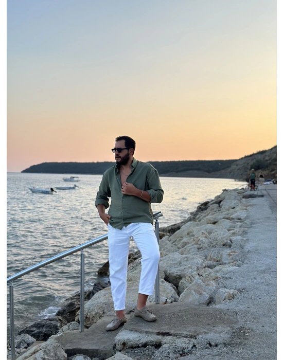Gobiş Haki Gömlek