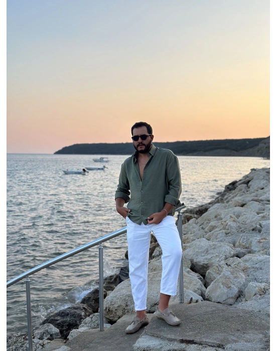 Gobiş Haki Gömlek
