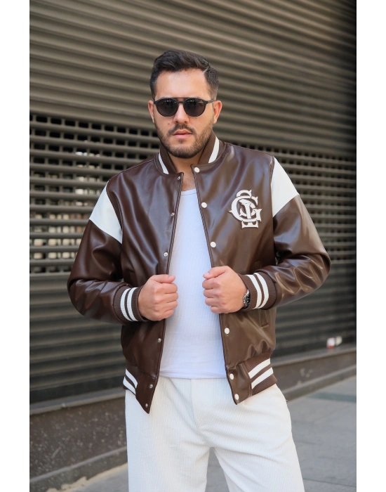 Kahve Deri Kolej Mont