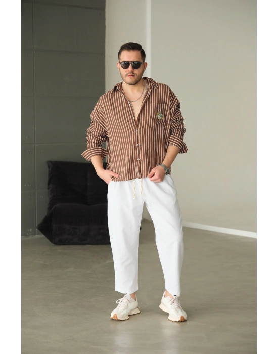 Nakış Baskılı Gömlek