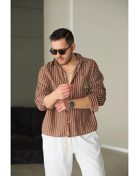 Nakış Baskılı Gömlek