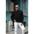 Oversize Siyah Kazak