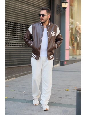 Kahve Deri Kolej Mont