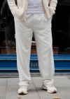 Kadife Beyaz Pantolon