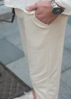 Örme Bej Pantolon