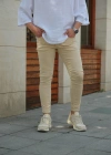Skinny Bej Pantolon