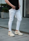 Skinny Beyaz Pantolon