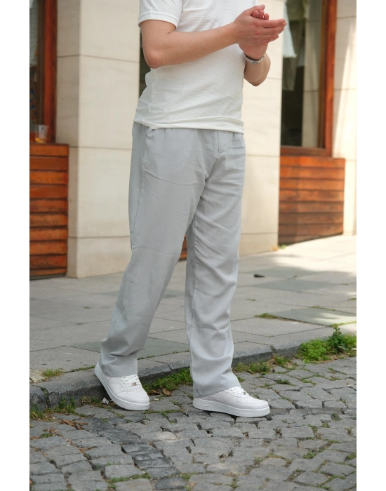 Keten Gri Pantolon