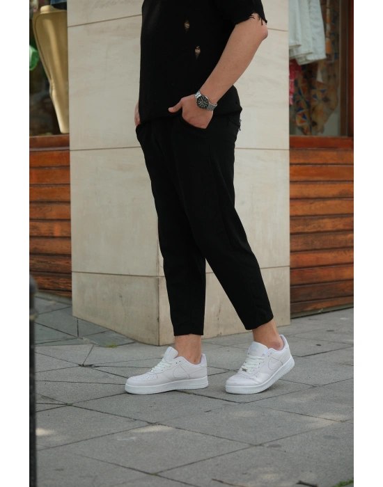 Örme Siyah Pantolon