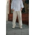 Keten GG Bej Pantolon