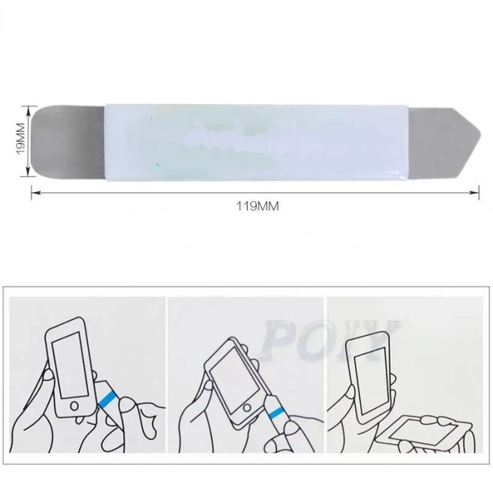 0,1 Süper incelikte Metal açma aparat pane telefon tablet bilgisayar elektronik