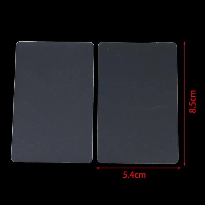10 adet Pvc boş şeffaf kartvizit plastik tablet telefon açma yardımcı