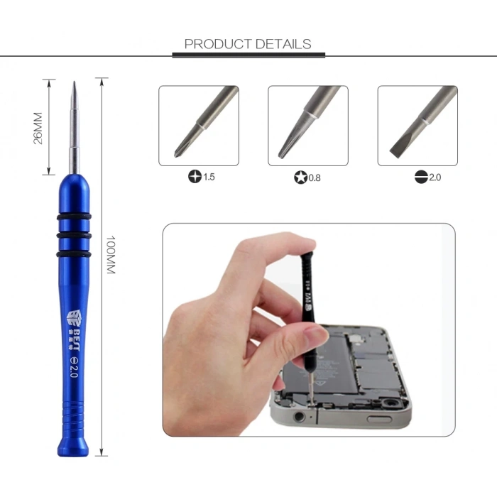 12 Parça Tamir Set Tornavida pane büyüteç vantuz neşter
