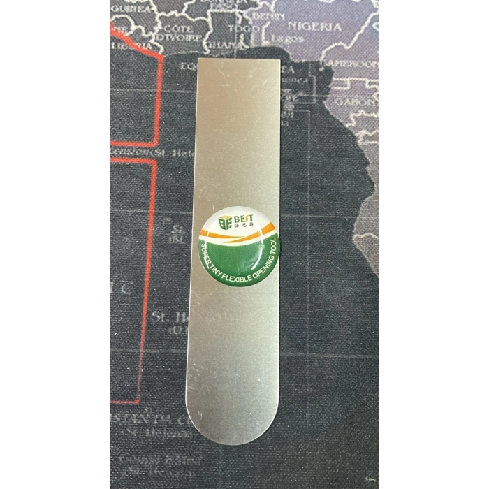 19mmx85mm boyutlarında 0,01mm pane süper incelikte açma kazıma aparat