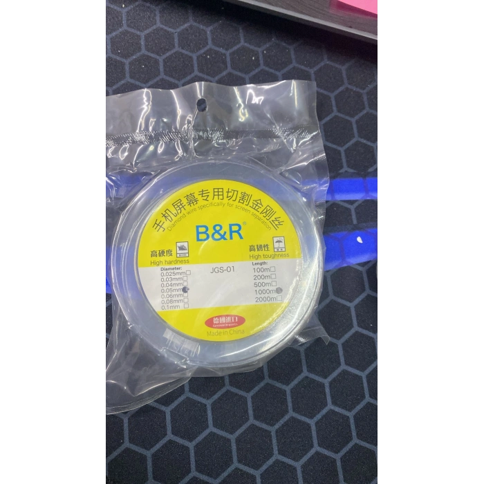 B&R JGS-01 Elmas Tel Ekran Ayırma Teli (Diamond Wire) – 1000metre