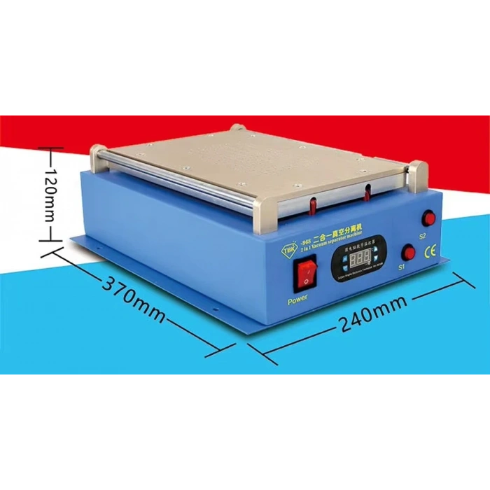 TBK 968 12 İnç Vakumlu Ekran Ayırma Makinesi – LCD Cam Ayırıcı Profesyonel Separator