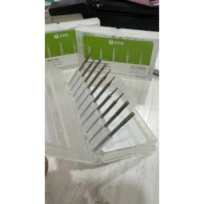 2UUL Polish Drill Pen Uç Seti 10 Parça – Hassas Temizleme ve Parlatma Uçları (0.8A / 1.5K / 2.0D / 2.5A / 4.0K)  dremel