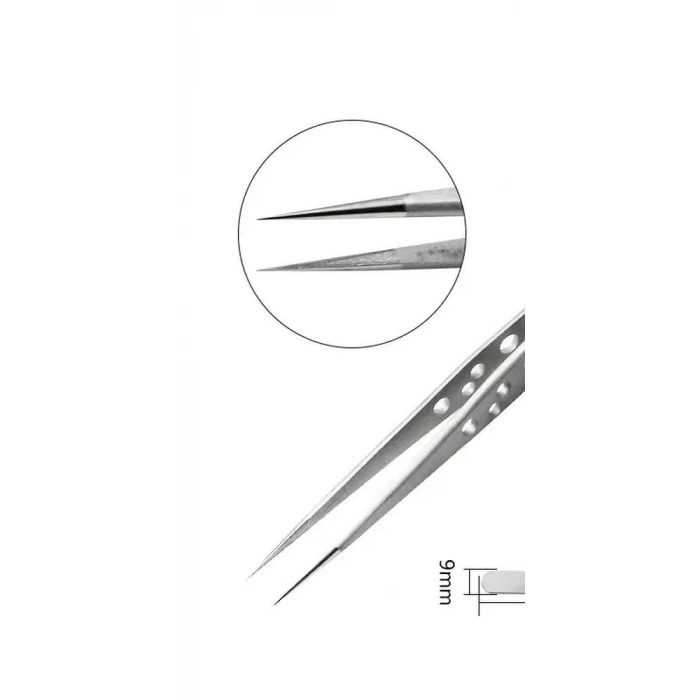 Kaliteli Paslanmaz Çelikten Delikli Cımbız Düz Uclu