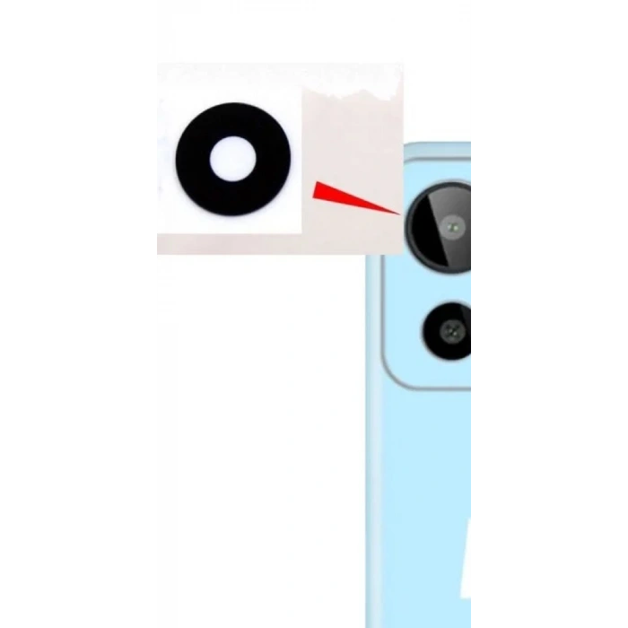 General Mobile GM23 SE Üstteki Büyük için Kamera Cam Lens