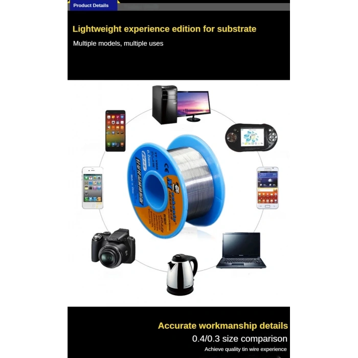 Mechanic Lehim Teli Yüksek kalite Tin(Sn) Kalay :63% Lead (pb)Kurşun:37%