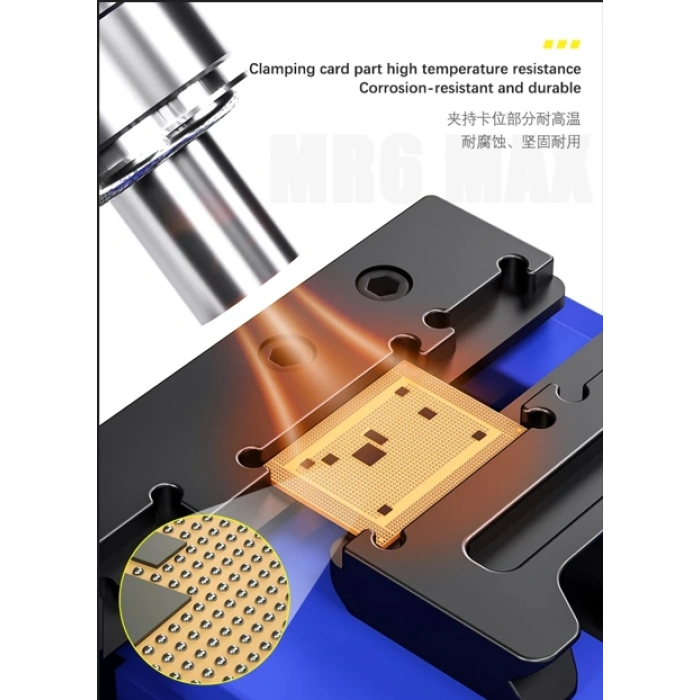 Mechanic Mr6 Max Yüksek Isıya Dayanıklı Anakart Bord ve Entegre Tutucu tamir Stand