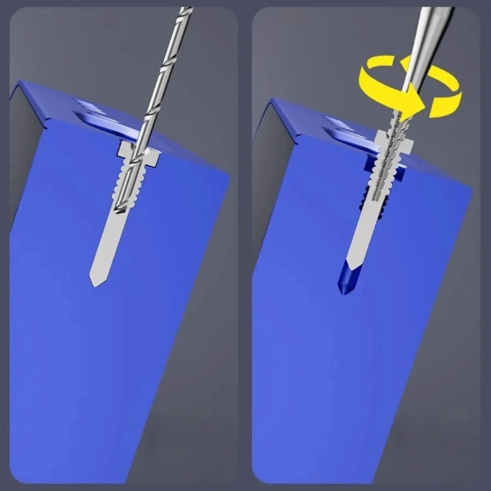 Metal Delici Matkap Ucu, Acılmayan yalama olmuş Vidaları Hızla Çıkarır Telefon Tamir Aracı