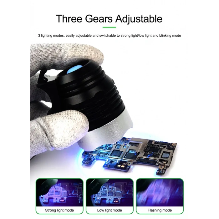 UV ayarlanabilir LED UV kür lambası mavi ışık