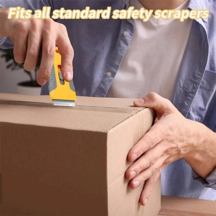 5 adet Yedek Jilet kazıyıcı araba pencere temizleyici seramik cam oca Metal bıcak