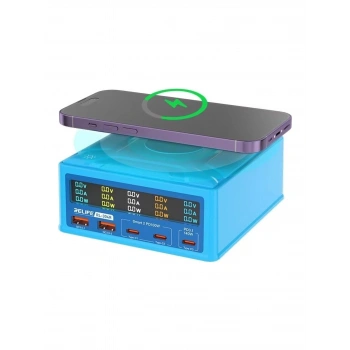 RELIFE RL-304R 260W GaN PD3.1 QC3.0 Kablosuz Hızlı Şarj İstasyonu