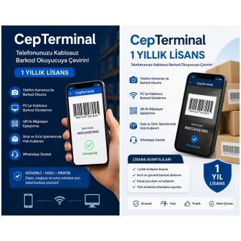 CepTerminal 1 Yıllık Lisans