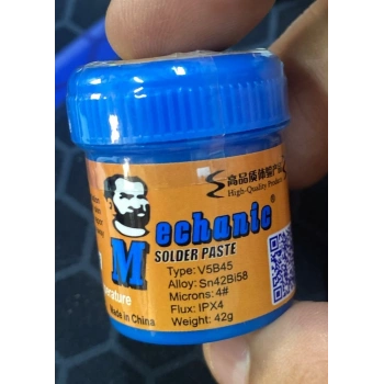 Mechanic V5B45 Sn42Bi58 Lehim Pastası – 42Gr