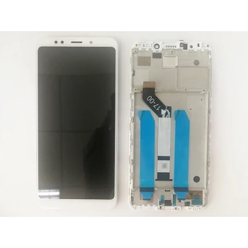 Xiaomi Redmi 5 Plus Çıtalı Lcd Dokunmatik Ekran Beyaz