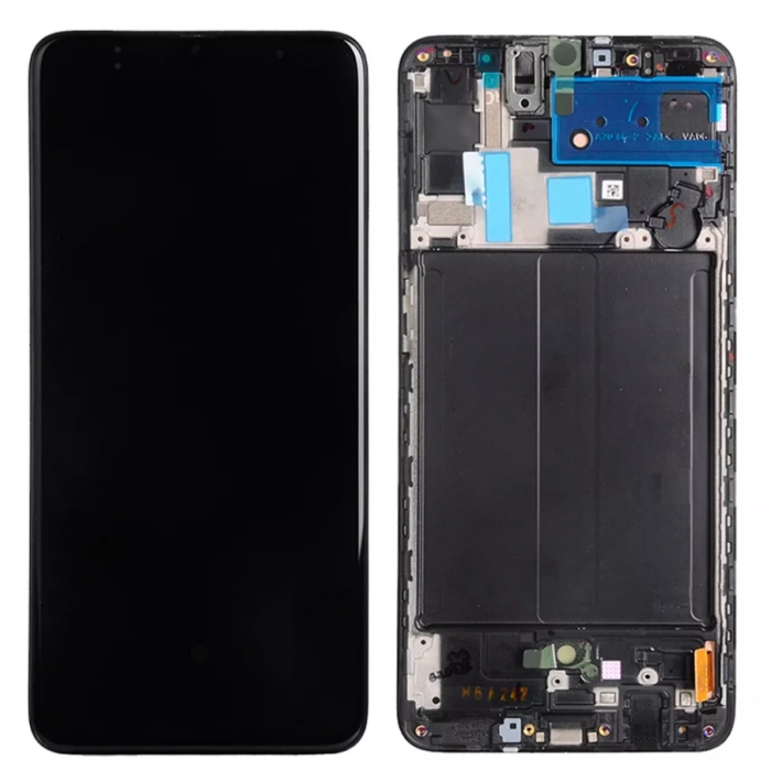 Samsung A70 sm-705 Çıtalı OLED Lcd Dokunmatik Ekran Tam Boyut