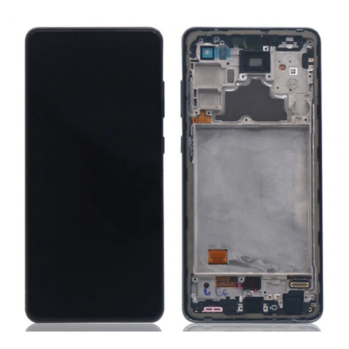 Samsung A72 sm-A725 Çıtalı ORJİNAL Lcd Dokunmatik Ekran
