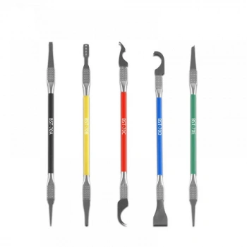 Paslanmaz Çelik CPU BGA IC Çip Tutkal Temizleme 5 Adet neşter bıcak