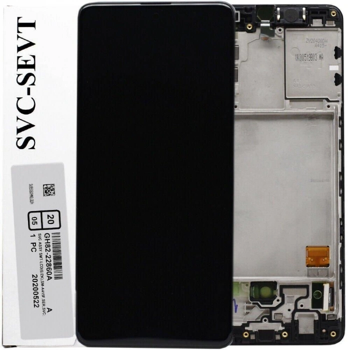 Samsung Galaxy A41 Sm-A415F ORJİNAL Çıtalı Lcd Dokunmatik Ekran