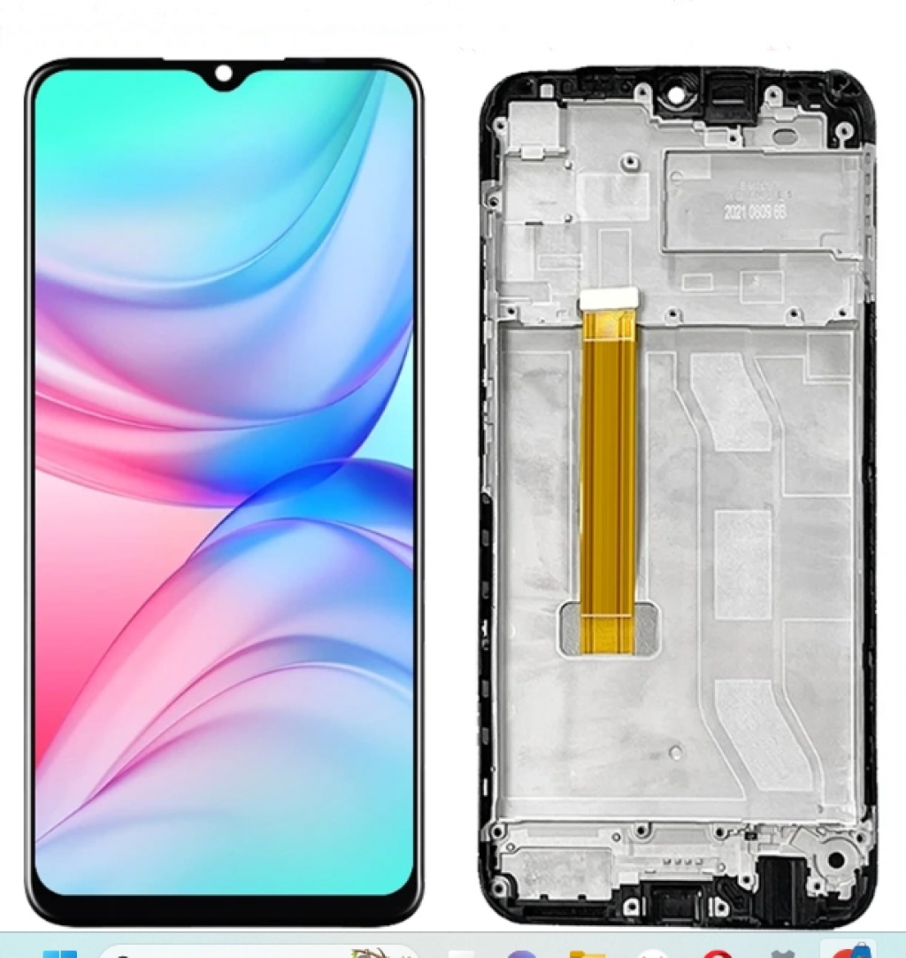 Realme C25S Çıtalı Lcd Dokunmatik Ekran