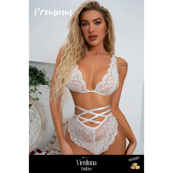 Premium Seri  Fantezi Şık Özel Beden Çekici Stiller Şık Rahat Kesim Dantelli Babydoll Takım
